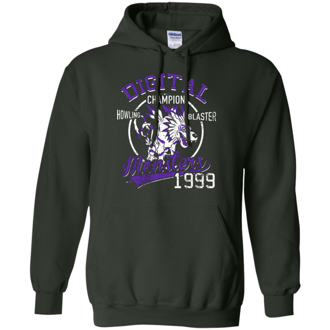 Sweatshirts Forest Green / Small Howling Blaster Pullover Hoodie