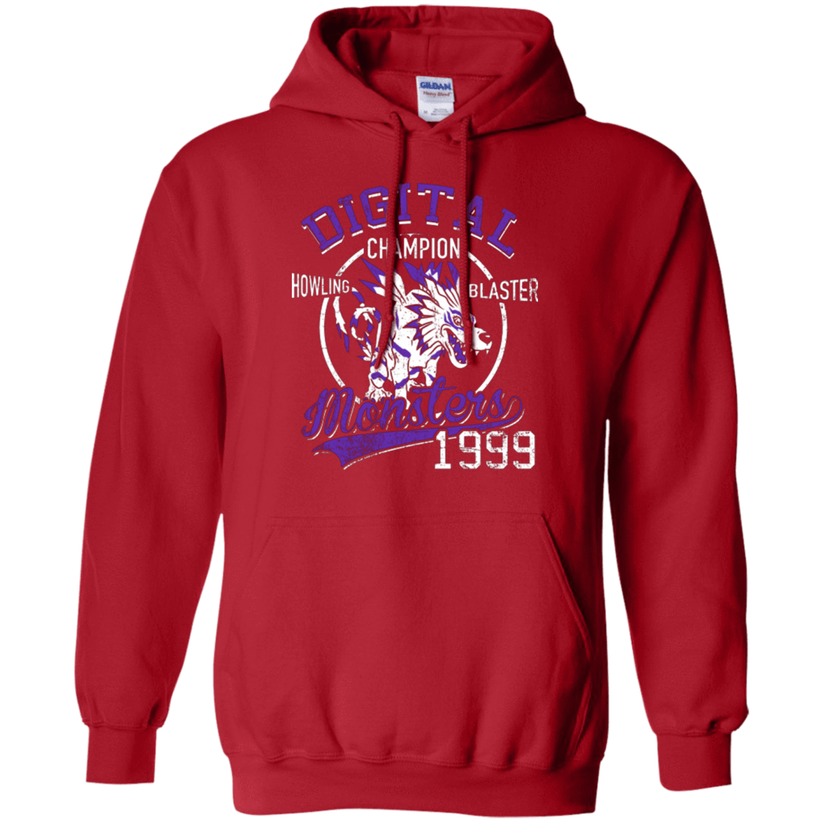 Sweatshirts Red / Small Howling Blaster Pullover Hoodie