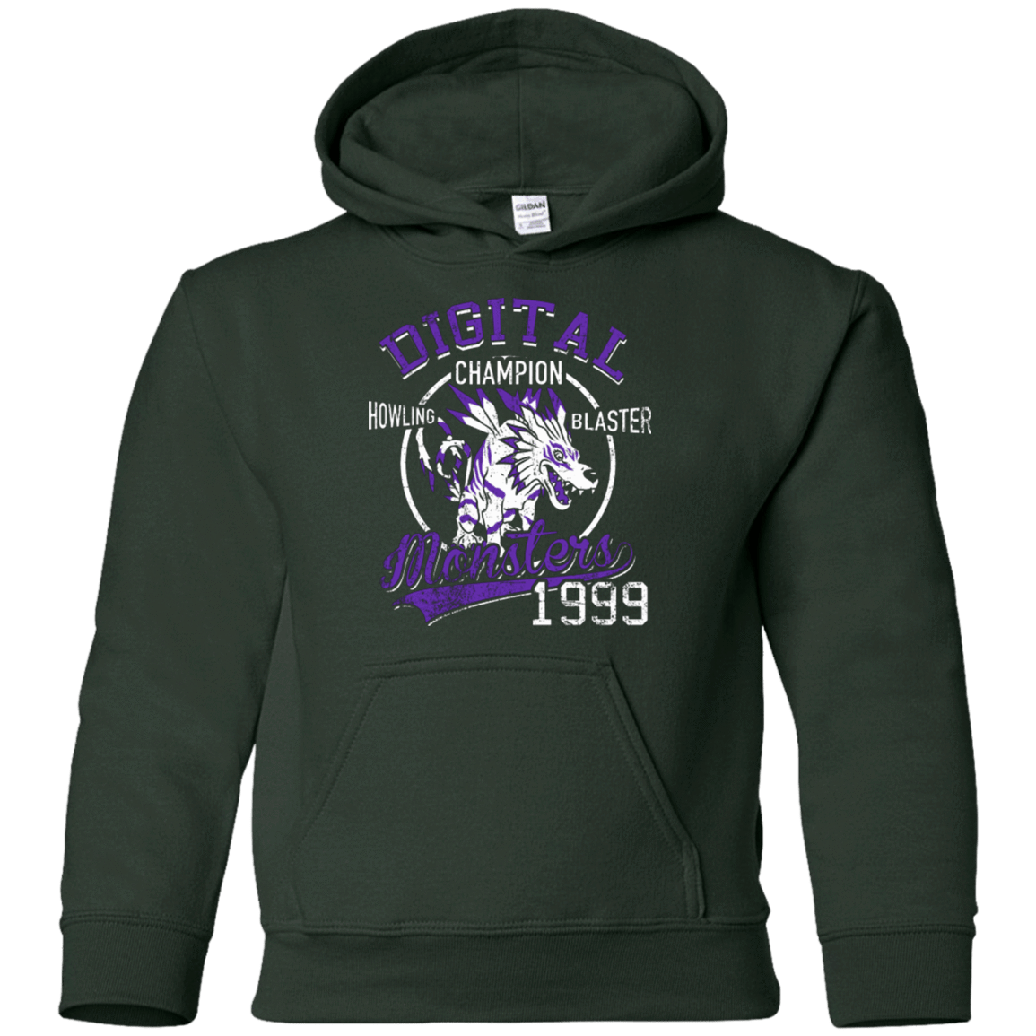Sweatshirts Forest Green / YS Howling Blaster Youth Hoodie