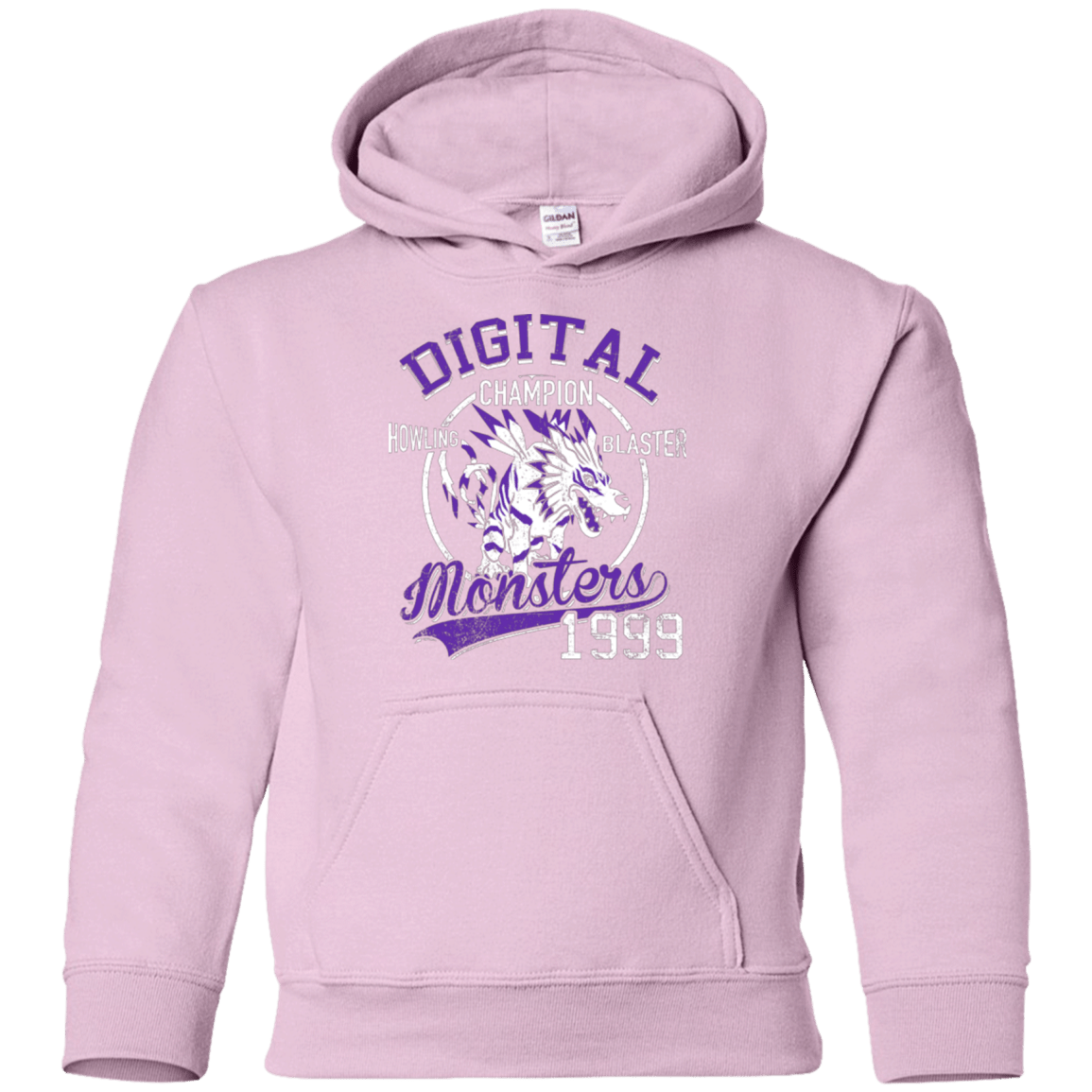 Sweatshirts Light Pink / YS Howling Blaster Youth Hoodie