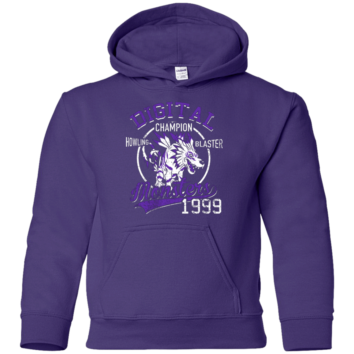 Sweatshirts Purple / YS Howling Blaster Youth Hoodie