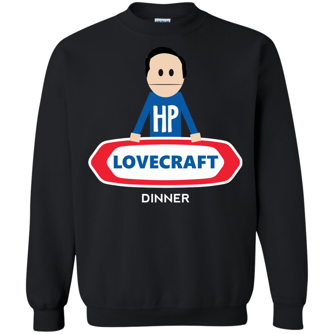 Sweatshirts Black / Small HP LoveCraft Dinner Crewneck Sweatshirt