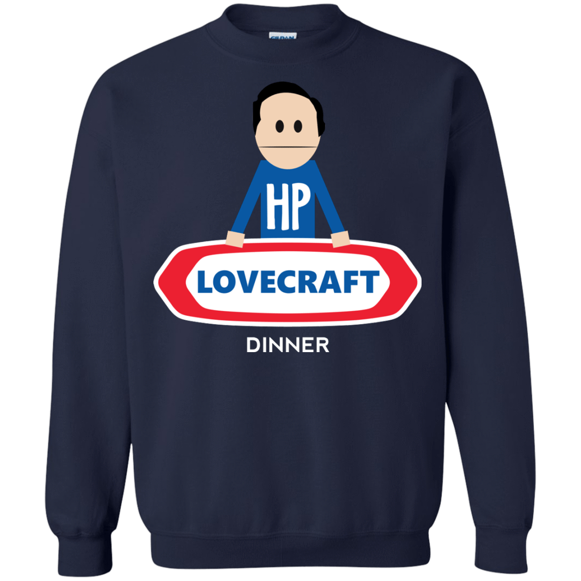 Sweatshirts Navy / Small HP LoveCraft Dinner Crewneck Sweatshirt