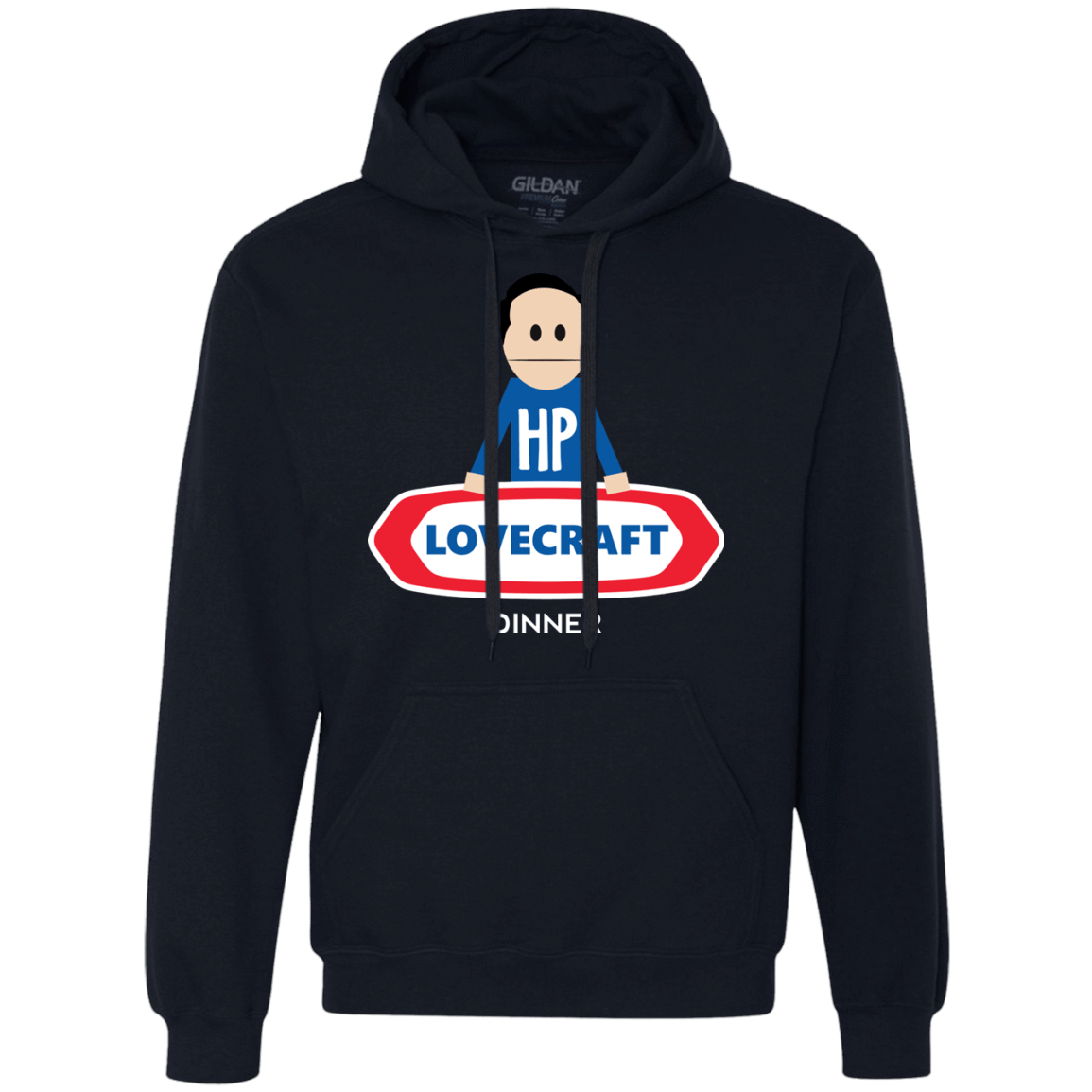 Sweatshirts Navy / Small HP LoveCraft Dinner Premium Fleece Hoodie
