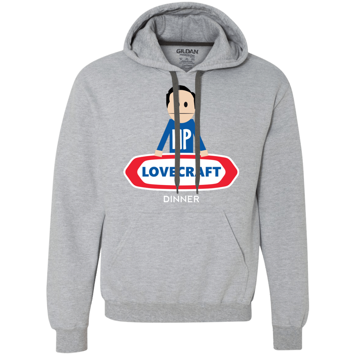 Sweatshirts Sport Grey / Small HP LoveCraft Dinner Premium Fleece Hoodie