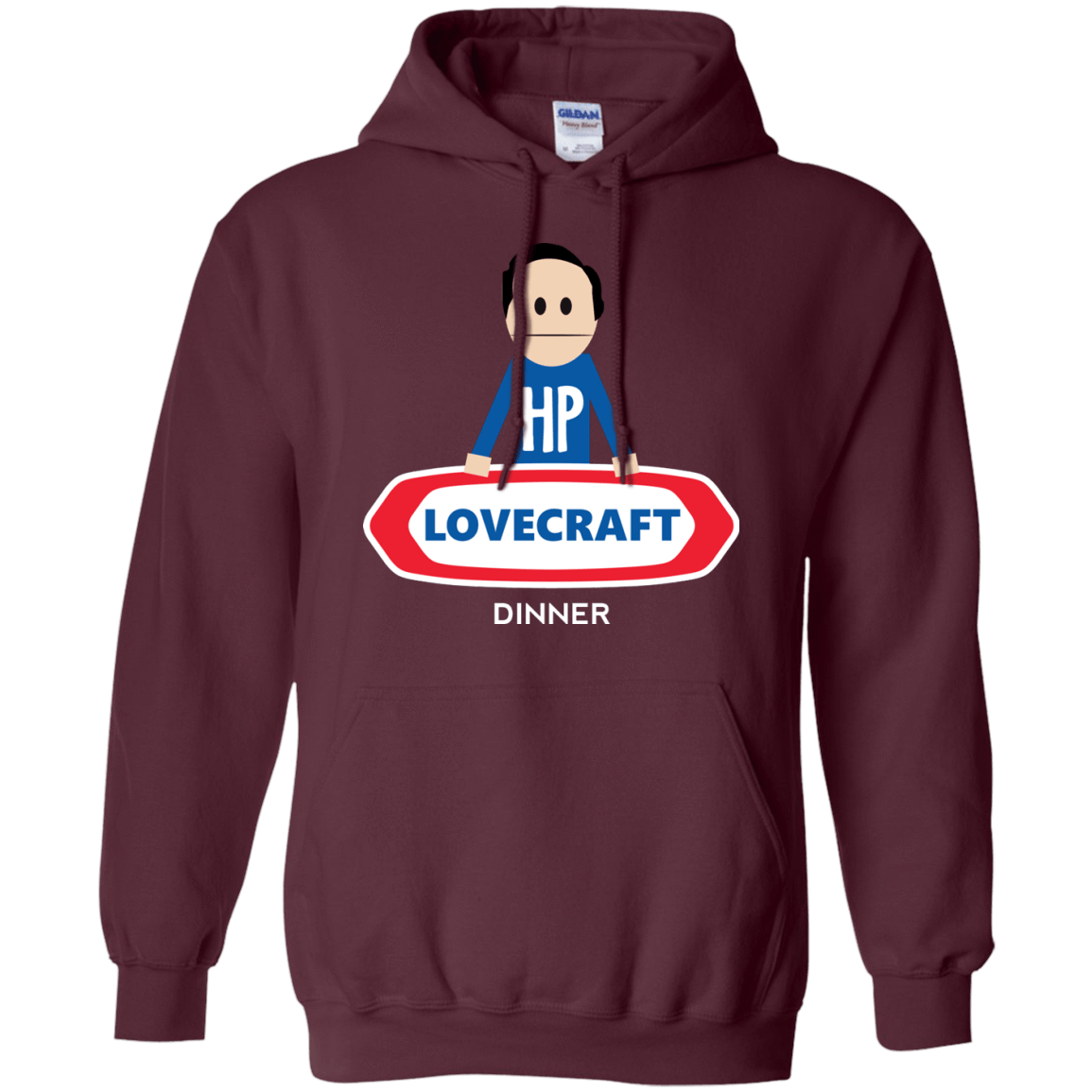 Sweatshirts Maroon / Small HP LoveCraft Dinner Pullover Hoodie