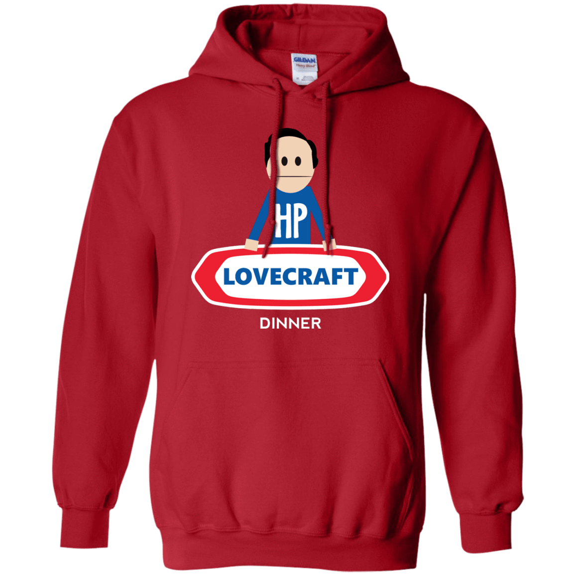 Sweatshirts Red / Small HP LoveCraft Dinner Pullover Hoodie