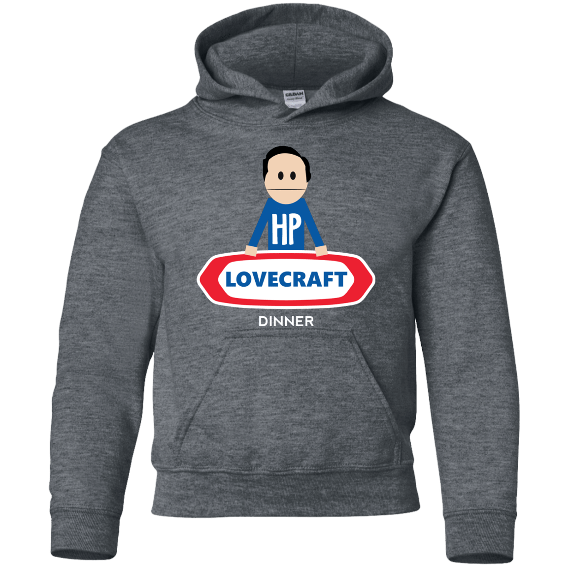 Sweatshirts Dark Heather / YS HP LoveCraft Dinner Youth Hoodie
