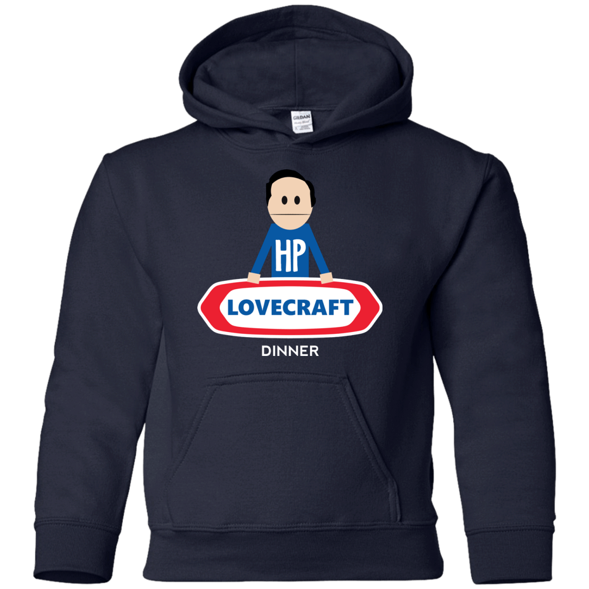 Sweatshirts Navy / YS HP LoveCraft Dinner Youth Hoodie