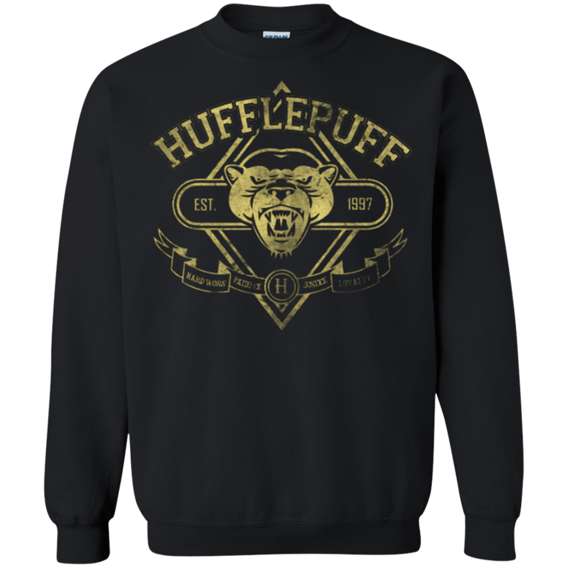 Sweatshirts Black / Small HUFFLEPUFF Crewneck Sweatshirt