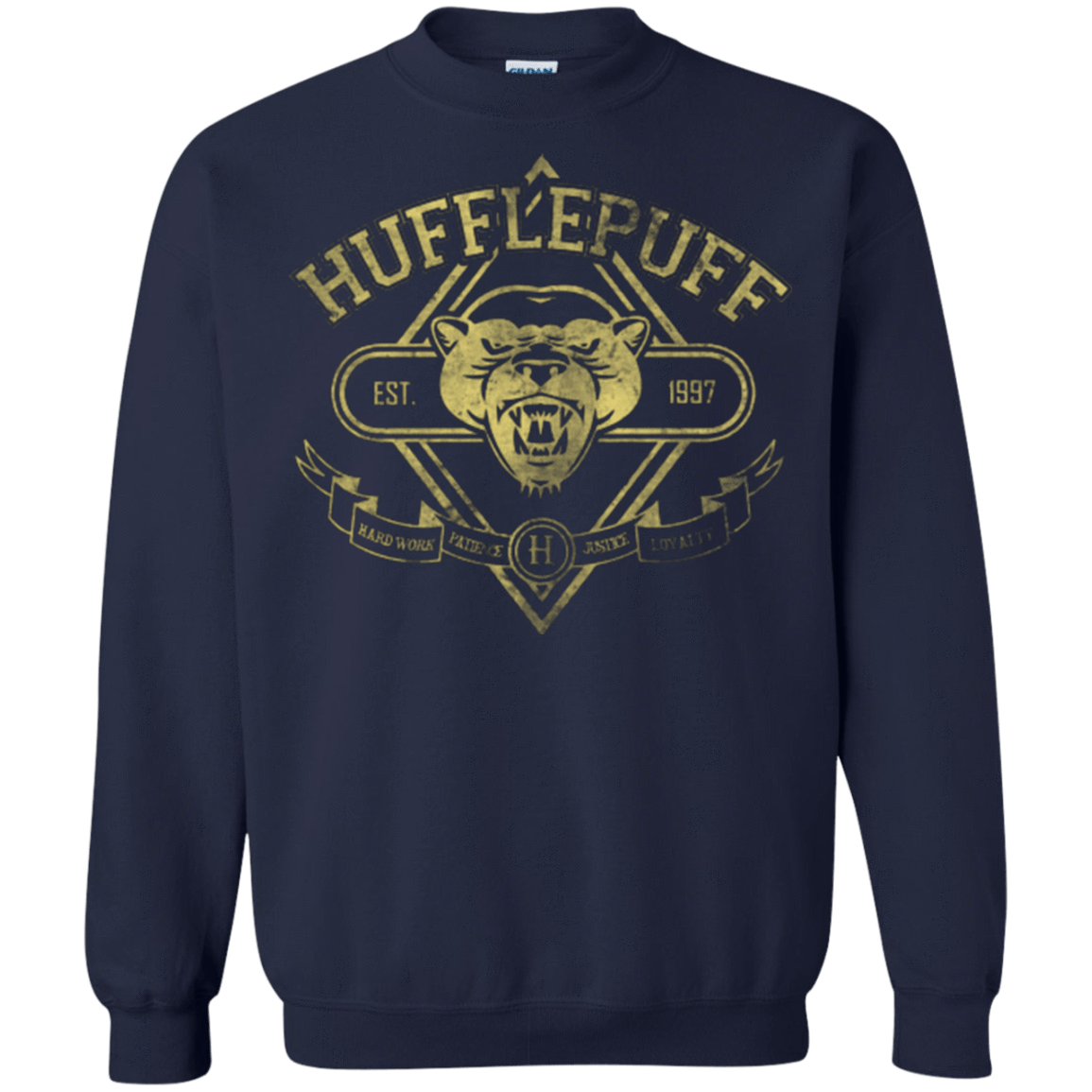 Sweatshirts Navy / Small HUFFLEPUFF Crewneck Sweatshirt