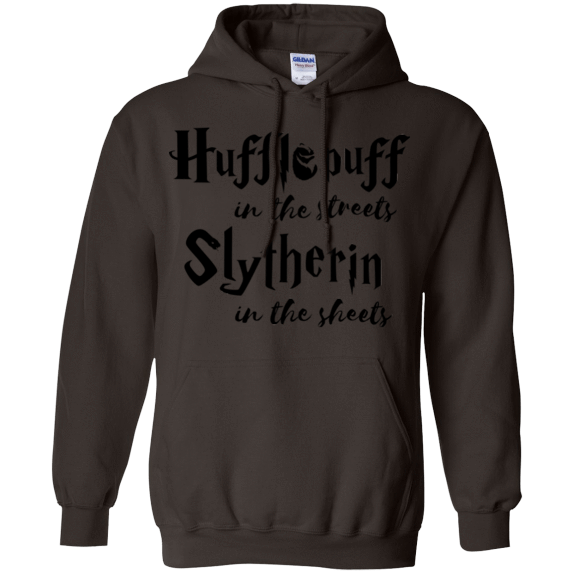 Sweatshirts Dark Chocolate / Small Hufflepuff Streets Pullover Hoodie