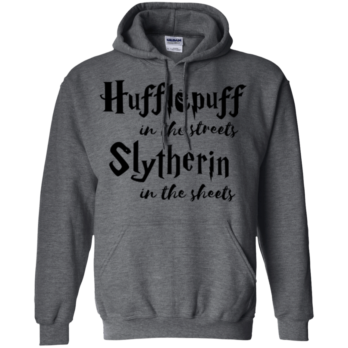 Sweatshirts Dark Heather / Small Hufflepuff Streets Pullover Hoodie