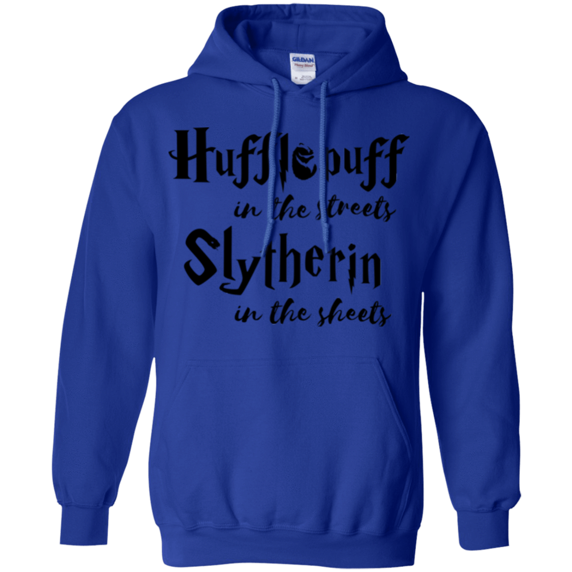 Sweatshirts Royal / Small Hufflepuff Streets Pullover Hoodie