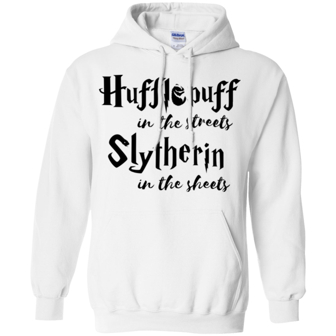 Sweatshirts White / Small Hufflepuff Streets Pullover Hoodie