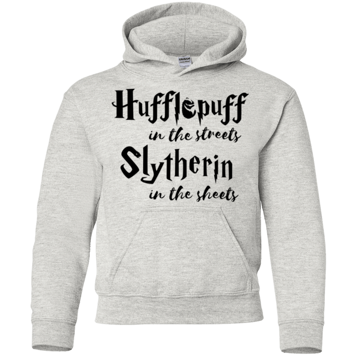 Sweatshirts Ash / YS Hufflepuff Streets Youth Hoodie