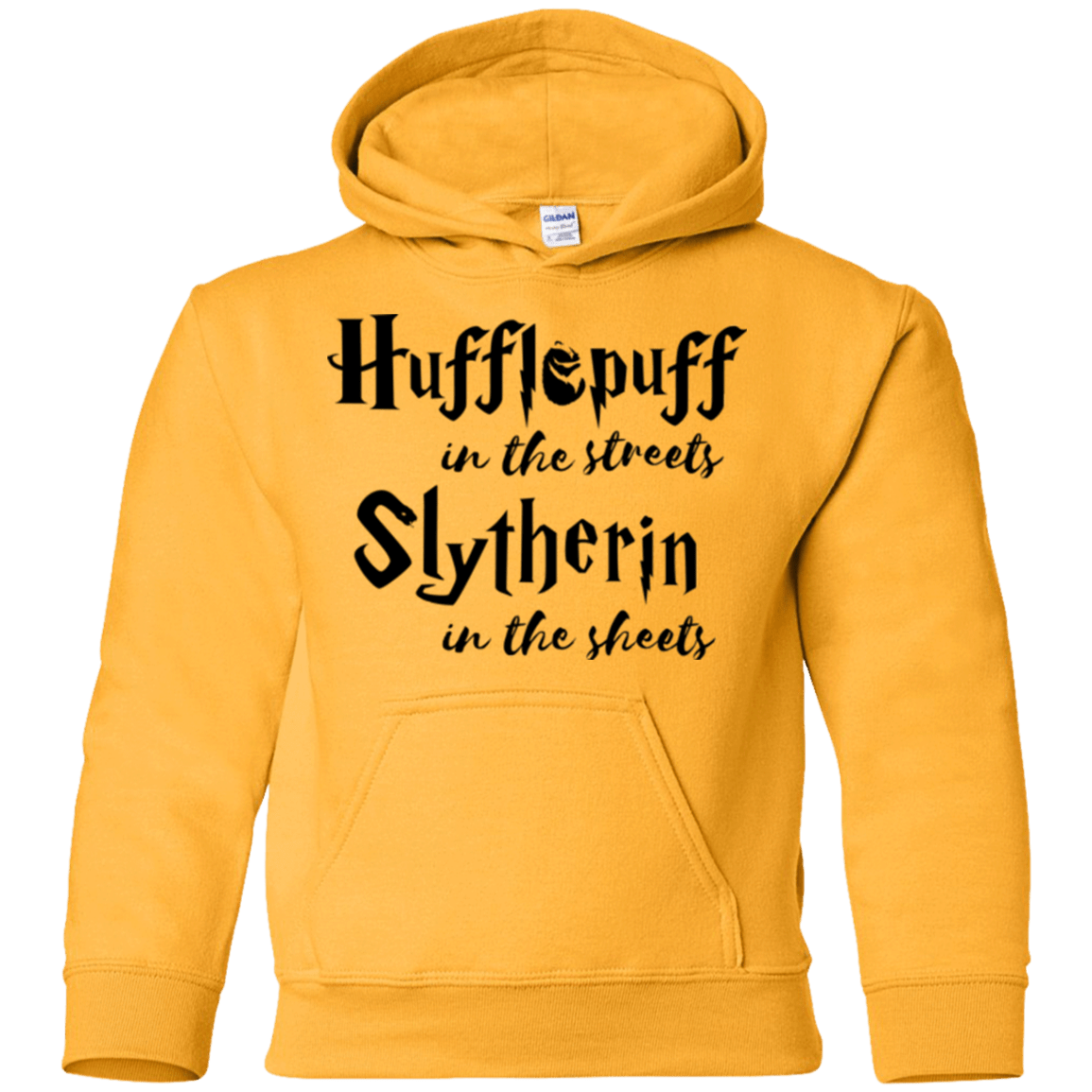 Sweatshirts Gold / YS Hufflepuff Streets Youth Hoodie