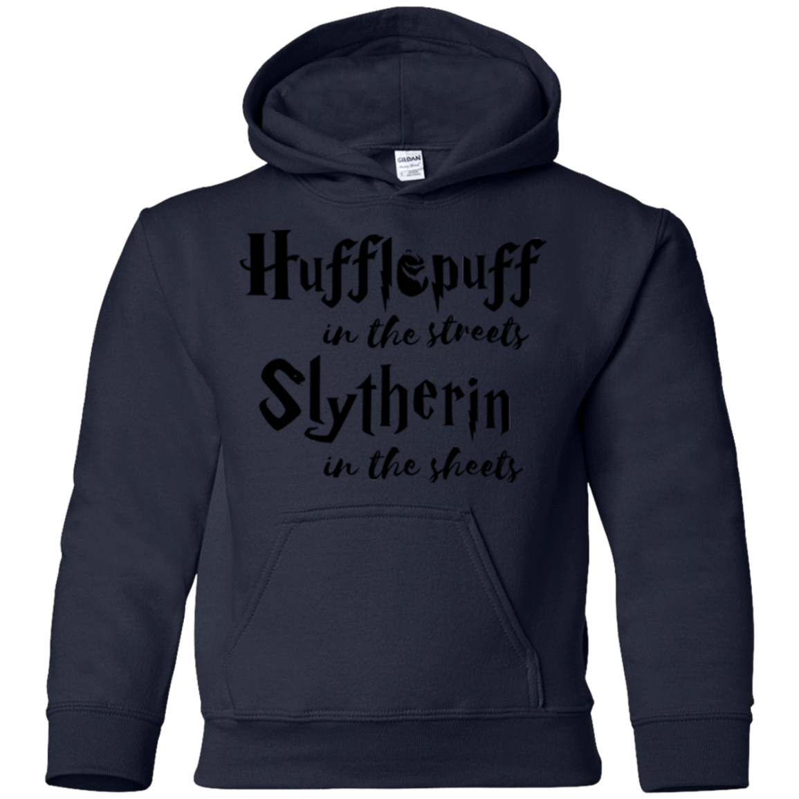 Sweatshirts Navy / YS Hufflepuff Streets Youth Hoodie