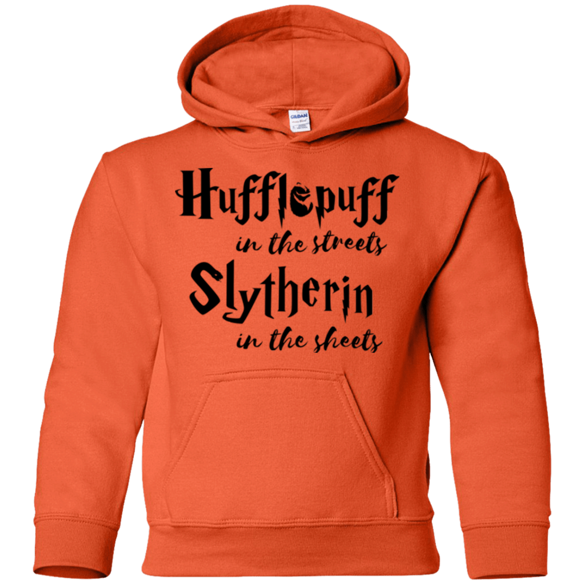 Sweatshirts Orange / YS Hufflepuff Streets Youth Hoodie