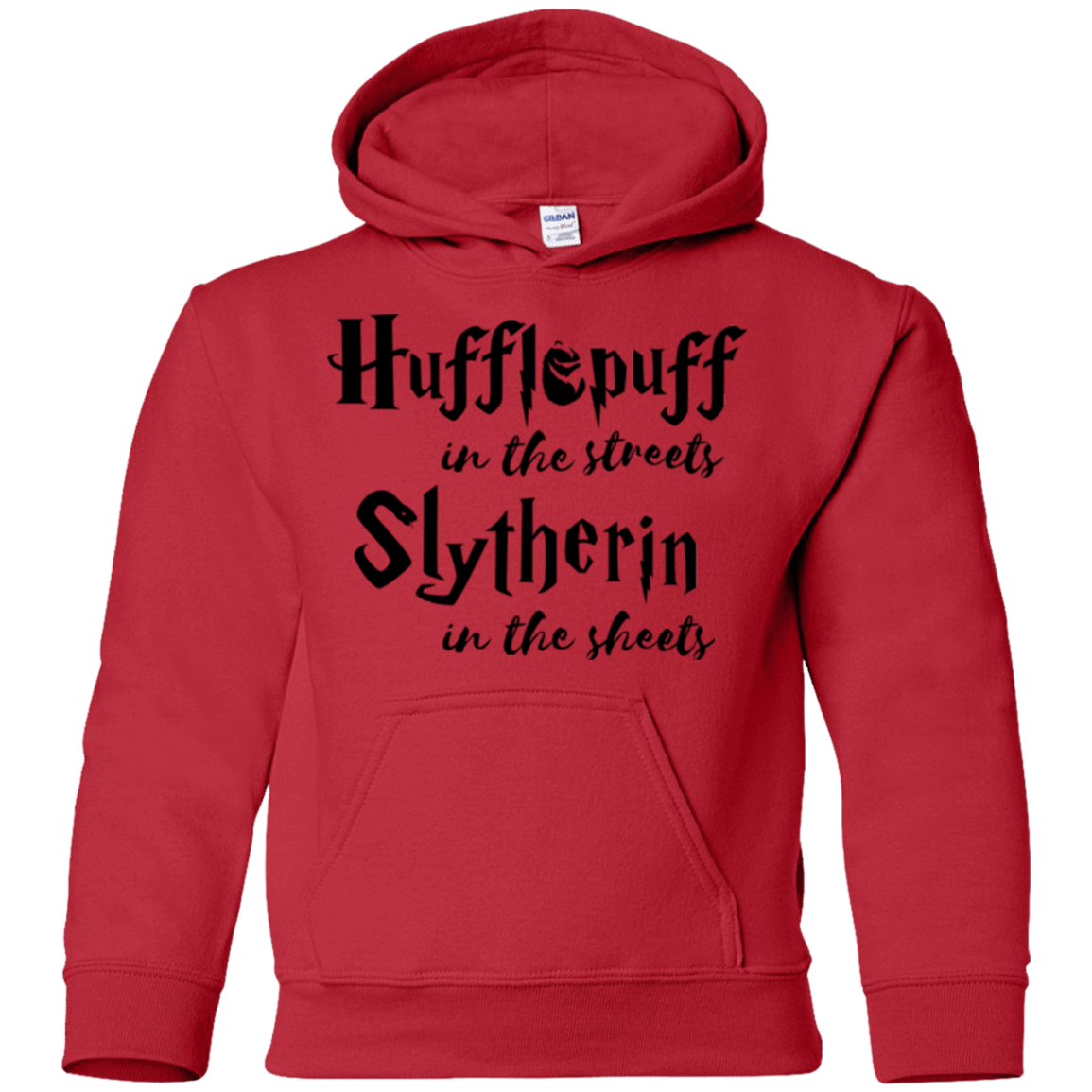 Sweatshirts Red / YS Hufflepuff Streets Youth Hoodie