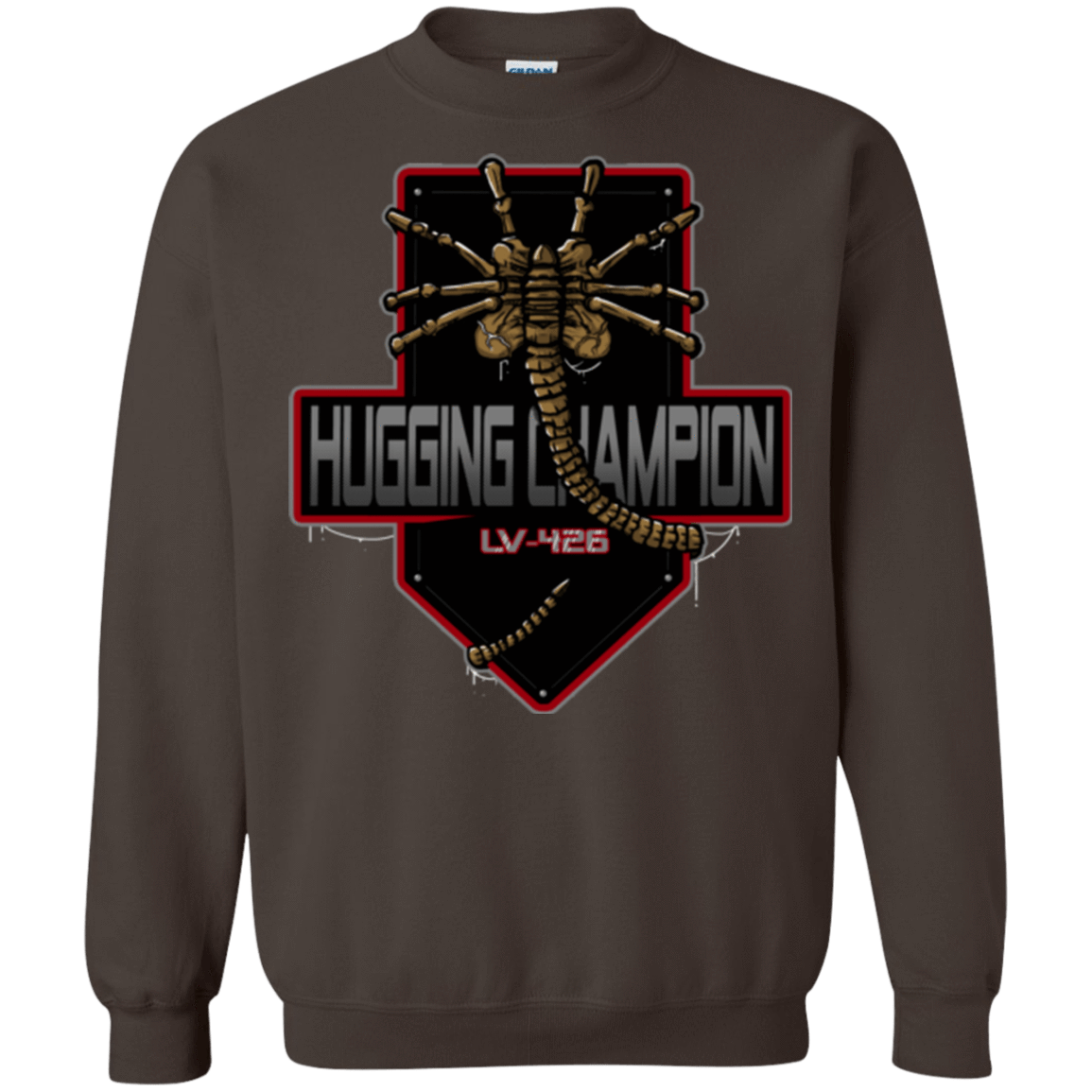 Sweatshirts Dark Chocolate / Small Hugging Champ Crewneck Sweatshirt