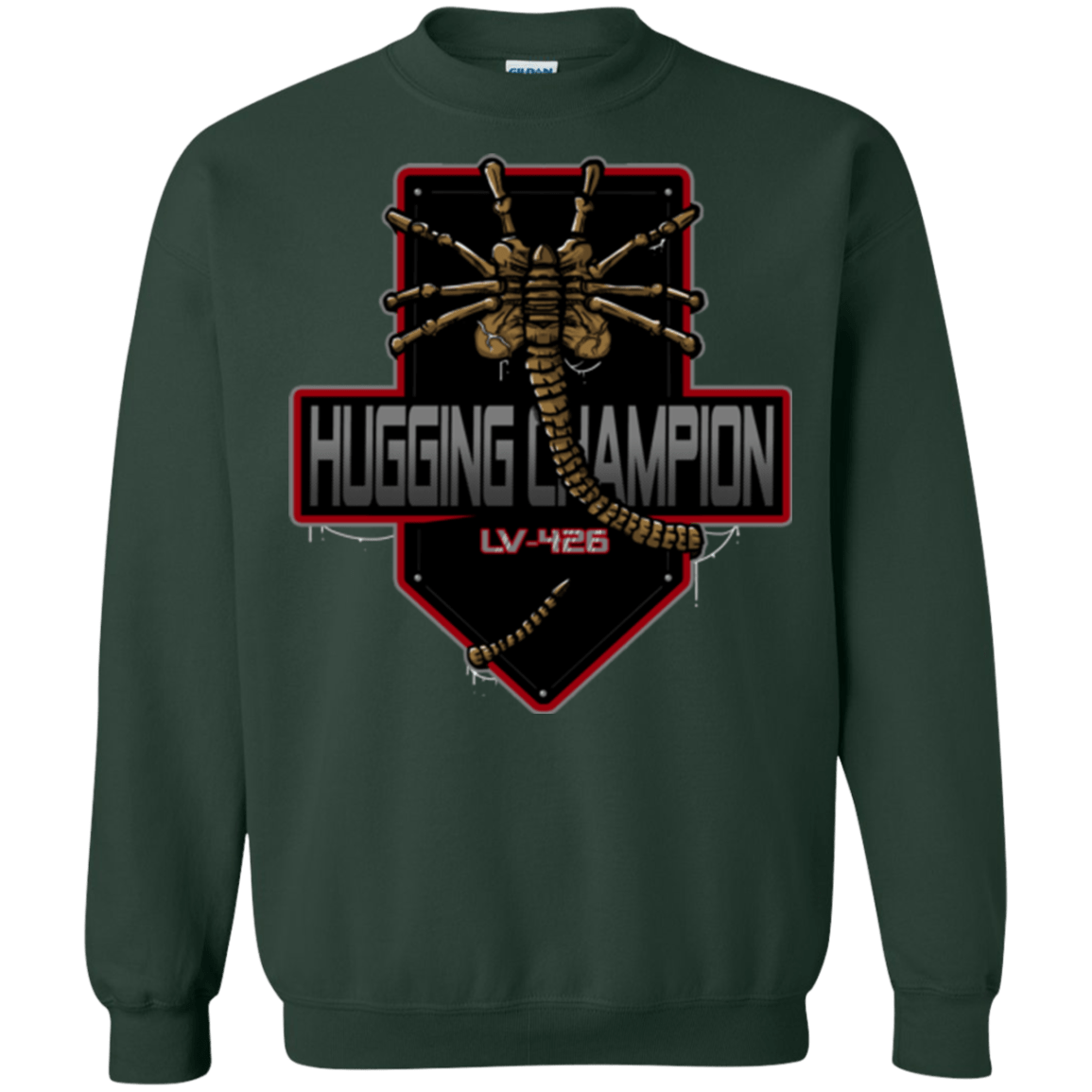 Sweatshirts Forest Green / Small Hugging Champ Crewneck Sweatshirt