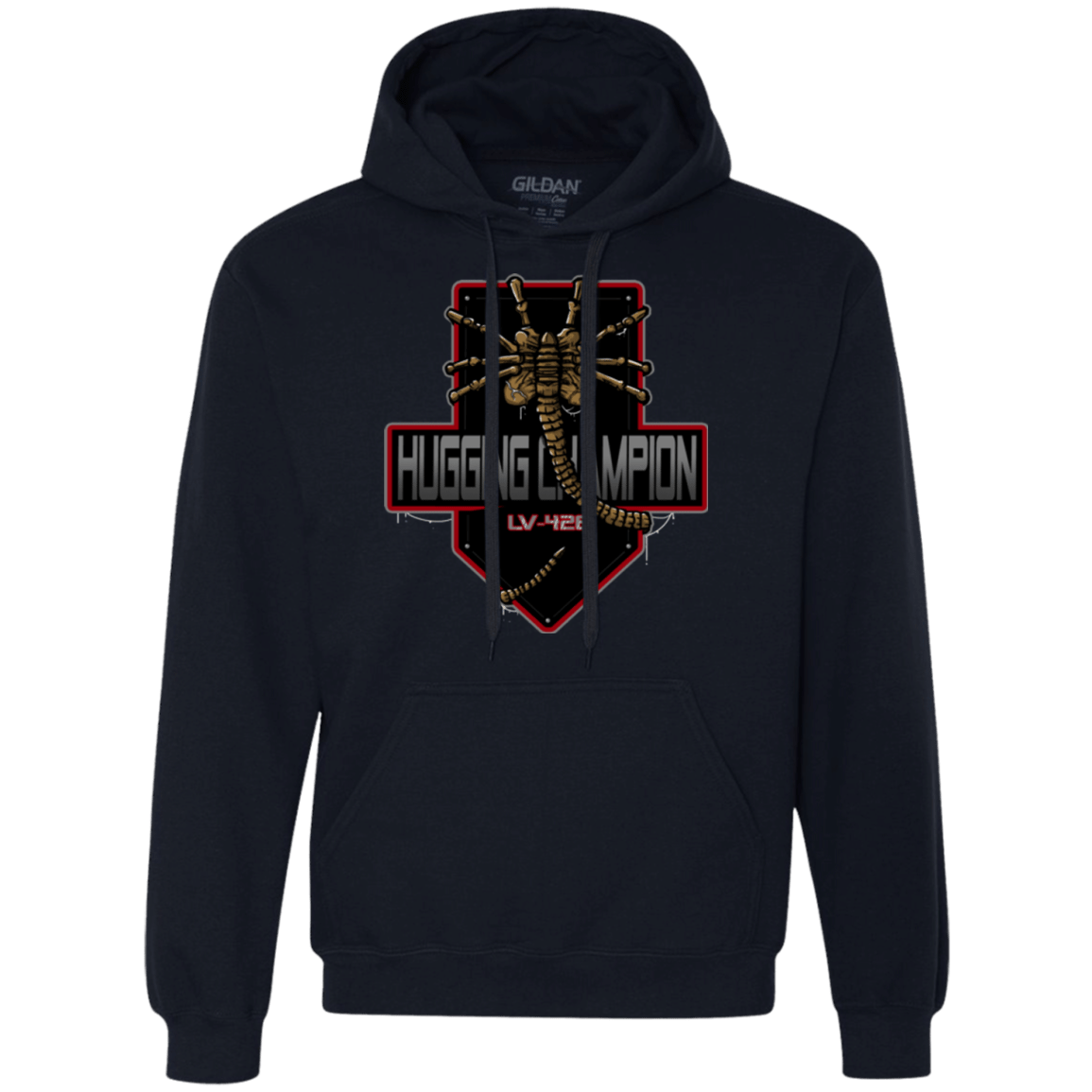 Sweatshirts Navy / Small Hugging Champ Premium Fleece Hoodie