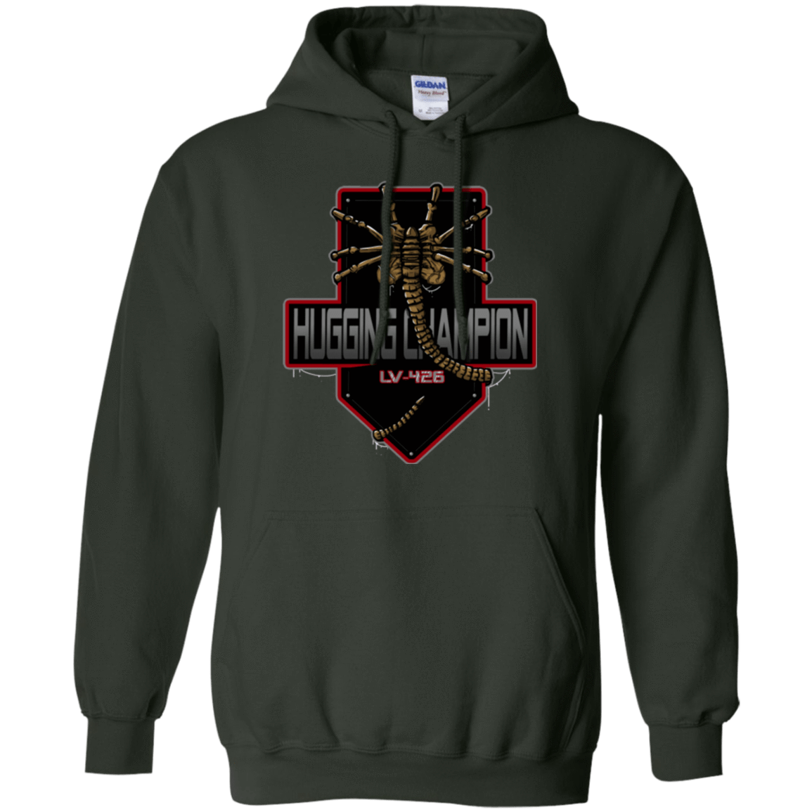 Sweatshirts Forest Green / Small Hugging Champ Pullover Hoodie