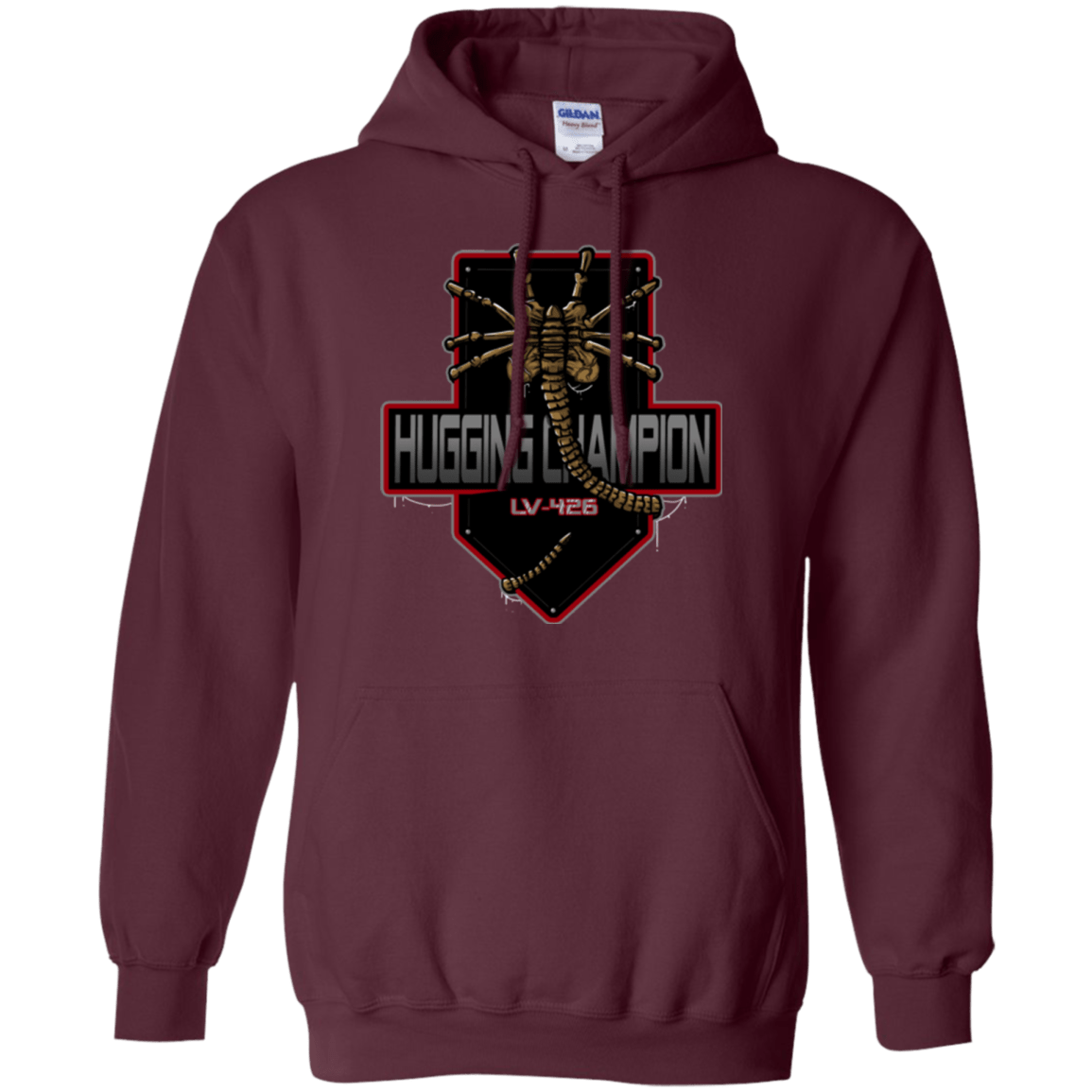 Sweatshirts Maroon / Small Hugging Champ Pullover Hoodie