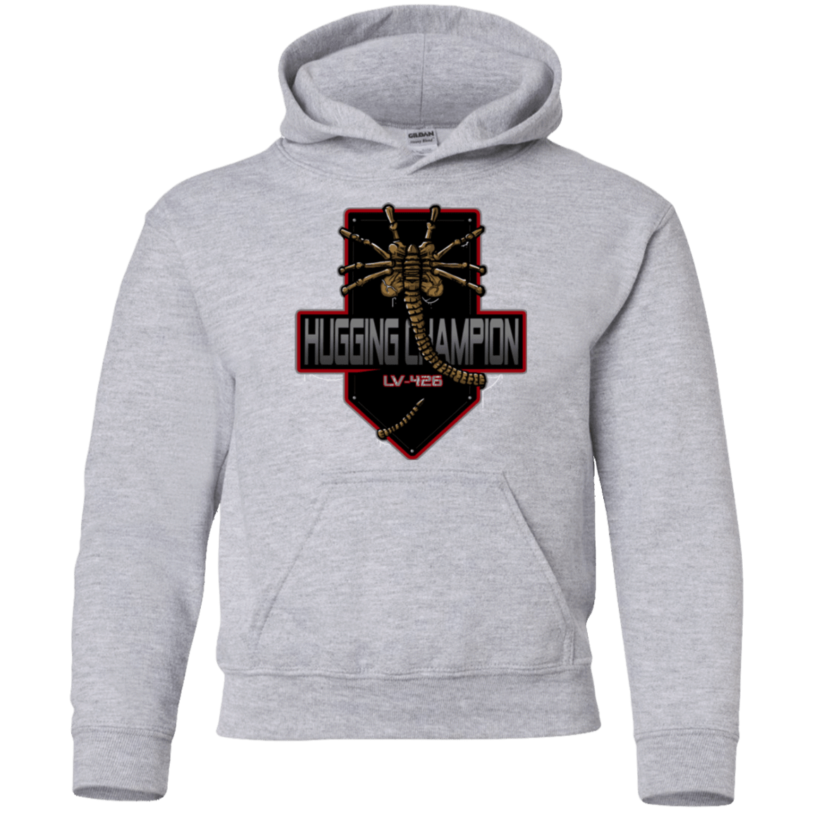 Sweatshirts Sport Grey / YS Hugging Champ Youth Hoodie