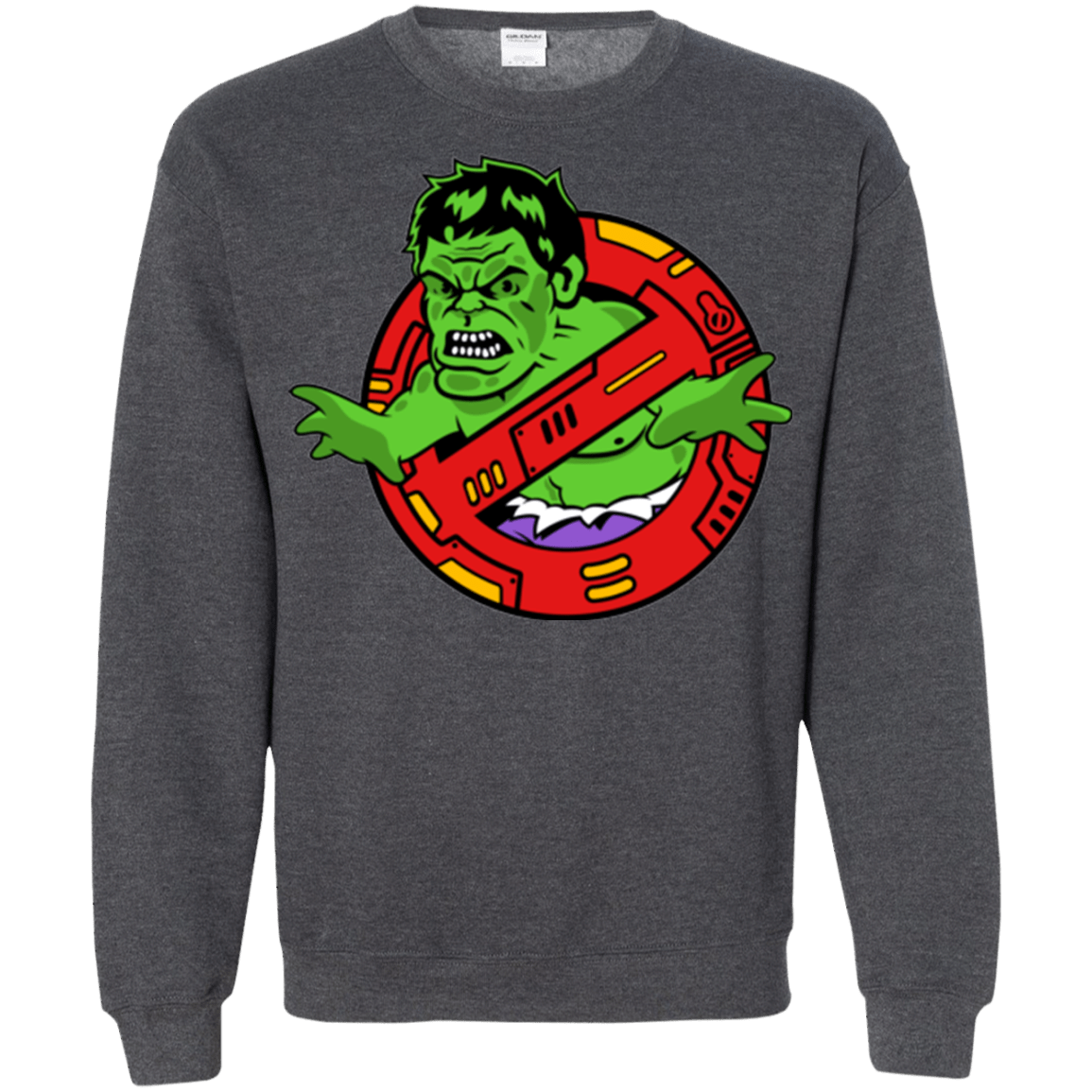 Sweatshirts Dark Heather / S Hulk Busters Crewneck Sweatshirt
