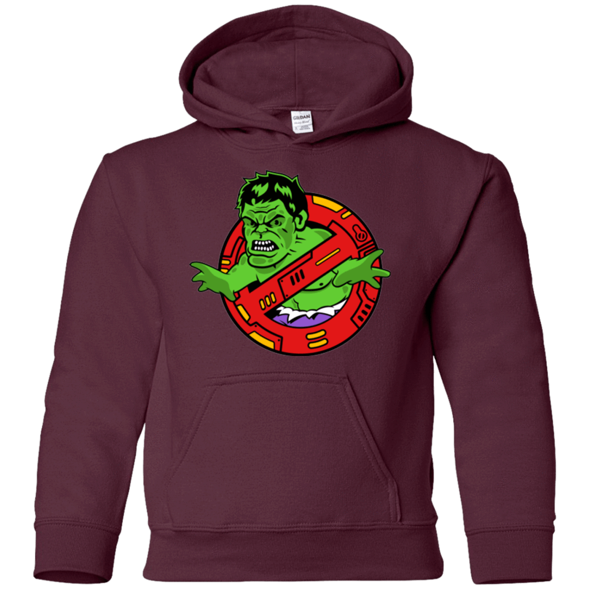Sweatshirts Maroon / YS Hulk Busters Youth Hoodie