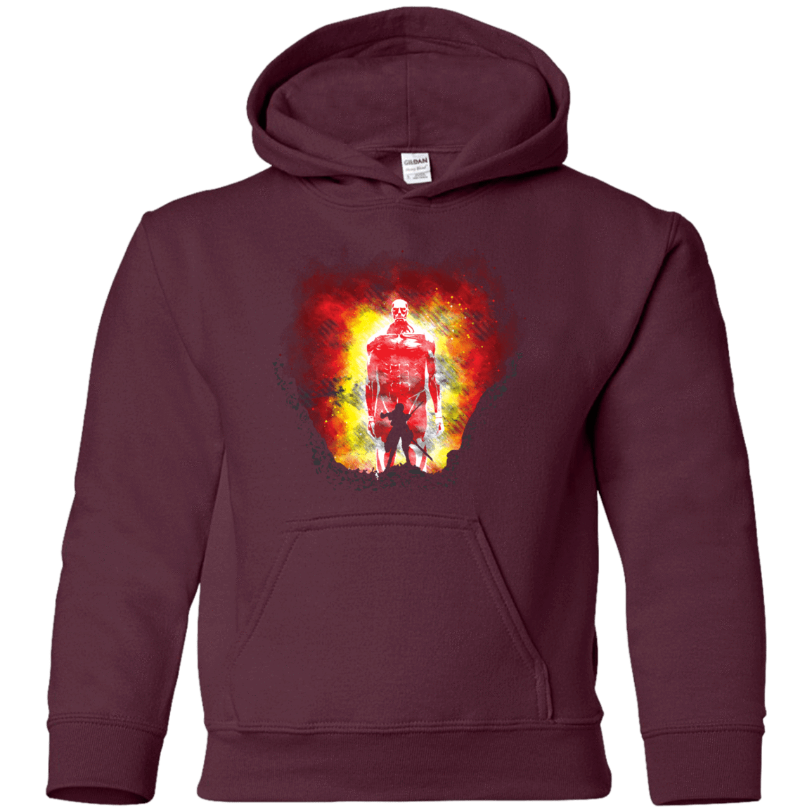 Sweatshirts Maroon / YS Human Prey Youth Hoodie