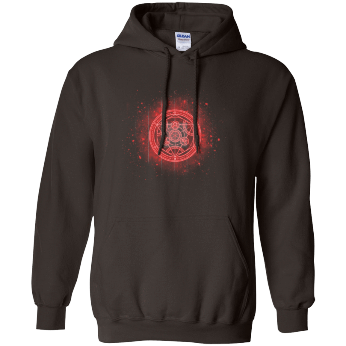 Sweatshirts Dark Chocolate / Small Human Transmutation Circle Pullover Hoodie