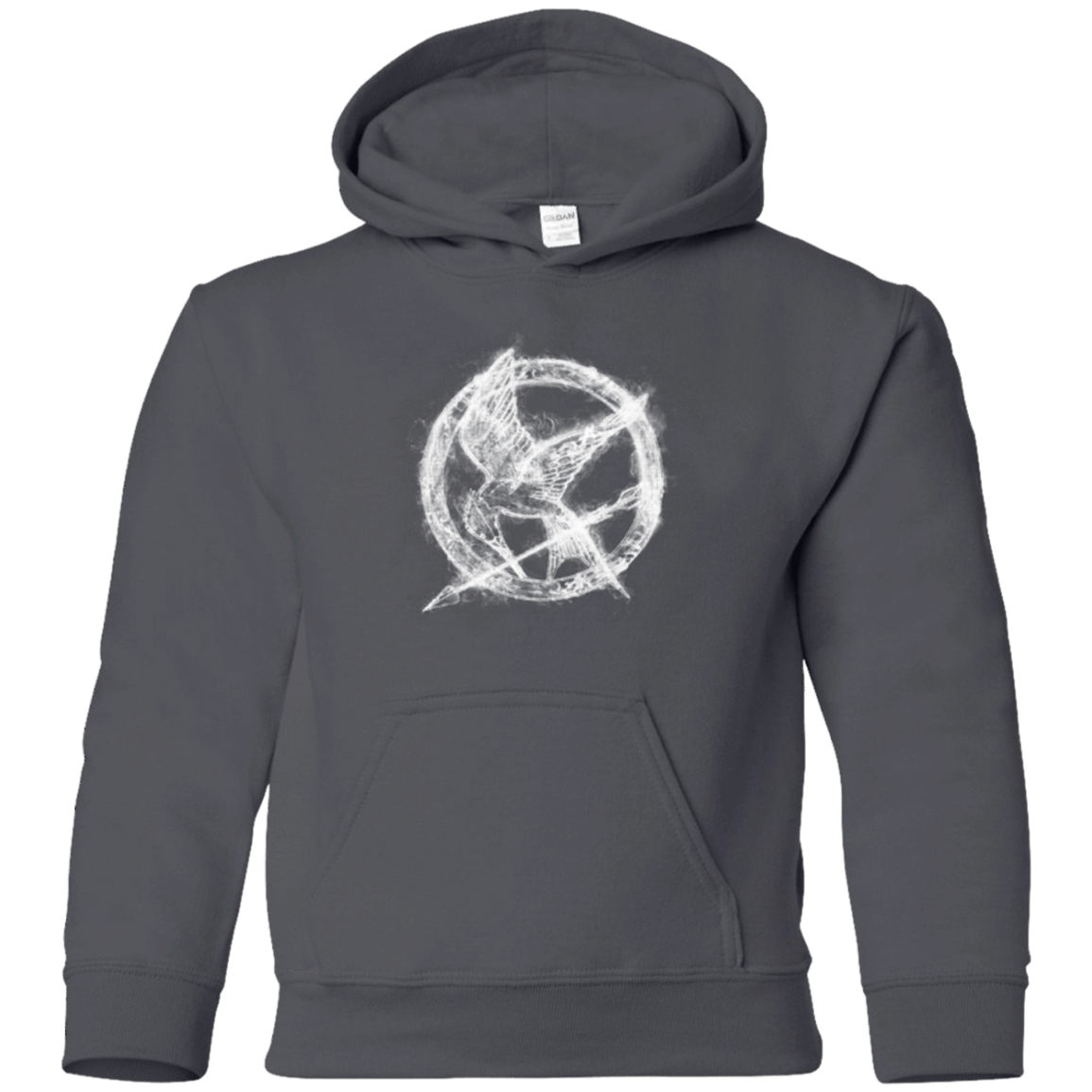 Sweatshirts Charcoal / YS Hunger Games Smoke Youth Hoodie