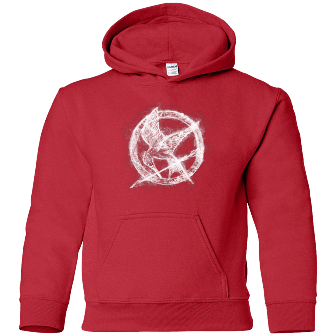 Sweatshirts Red / YS Hunger Games Smoke Youth Hoodie