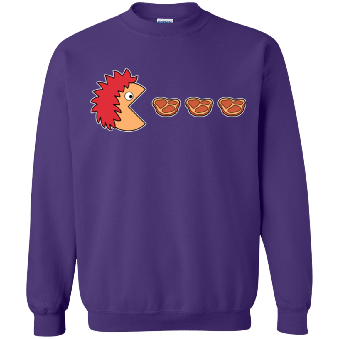 Sweatshirts Purple / Small Hungry for ham Crewneck Sweatshirt
