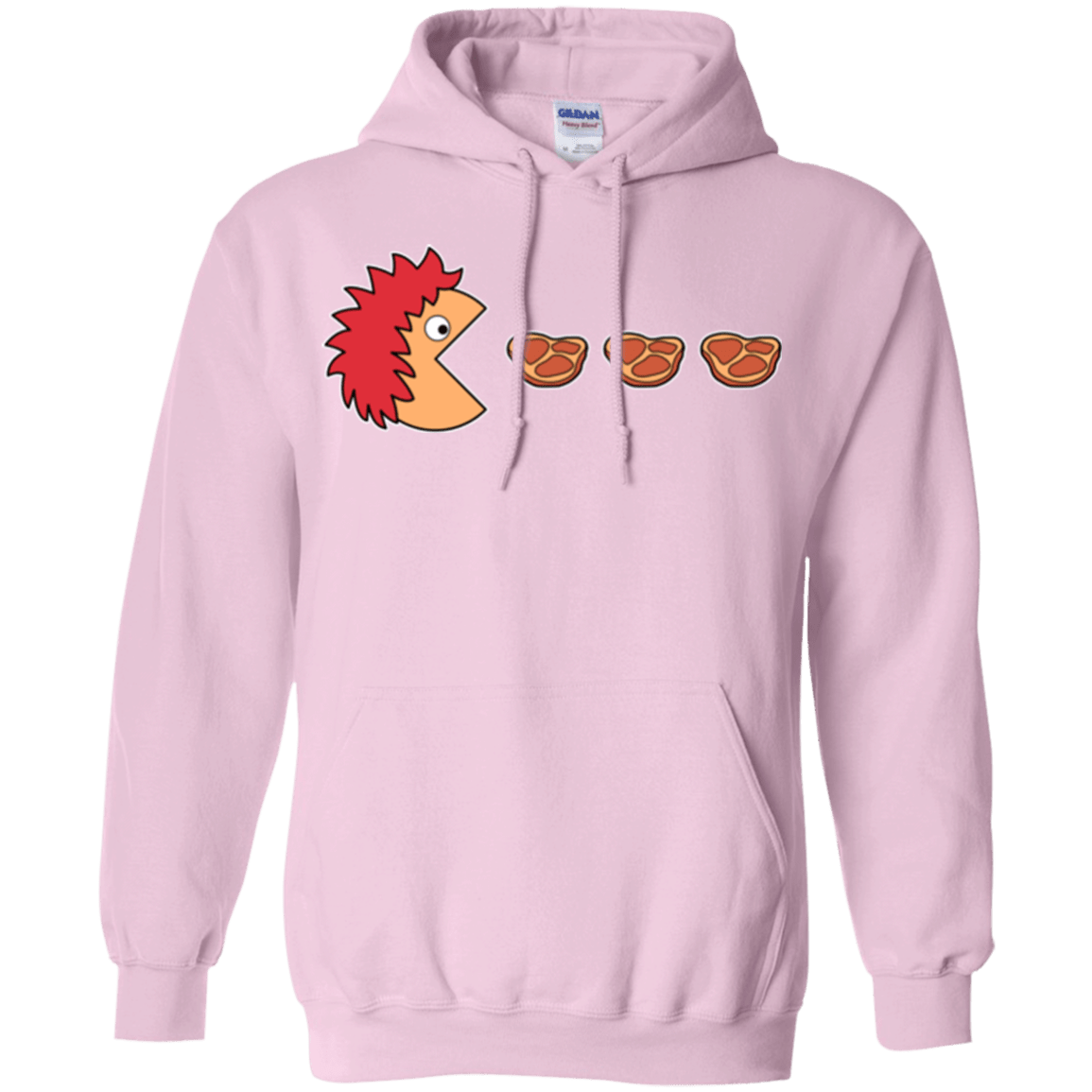Sweatshirts Light Pink / Small Hungry for ham Pullover Hoodie