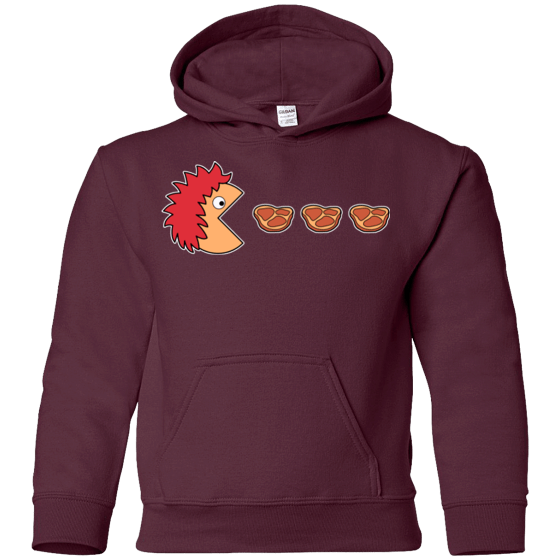 Sweatshirts Maroon / YS Hungry for ham Youth Hoodie