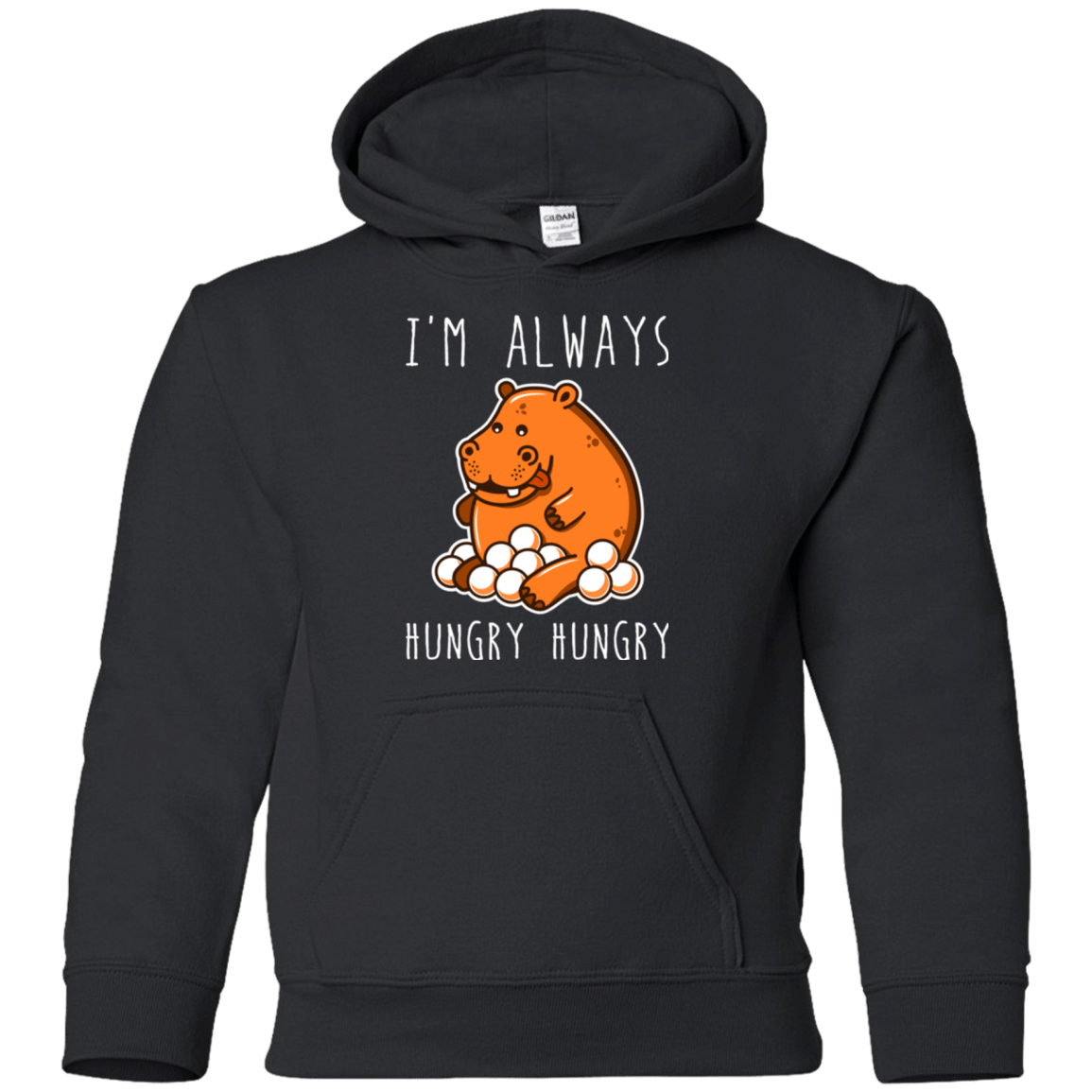 Sweatshirts Black / YS Hungry Hungry Youth Hoodie