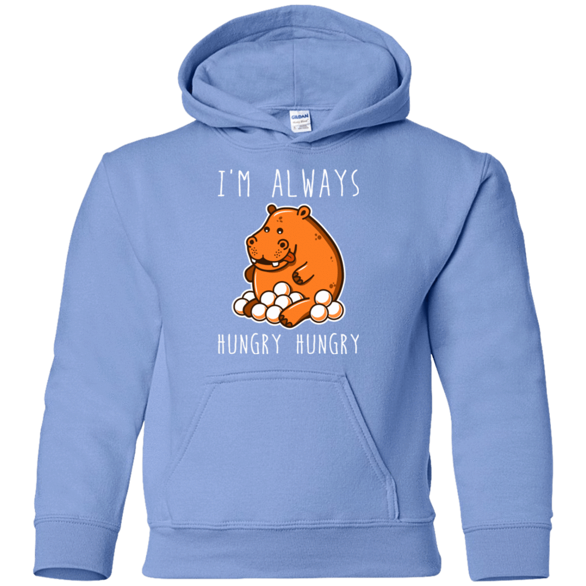 Sweatshirts Carolina Blue / YS Hungry Hungry Youth Hoodie