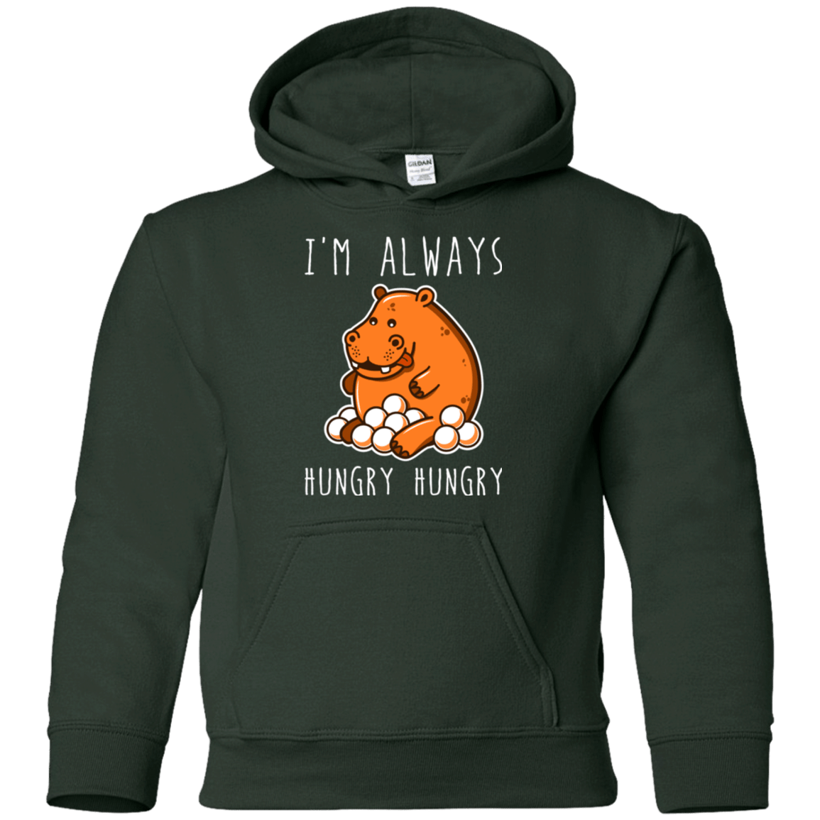 Sweatshirts Forest Green / YS Hungry Hungry Youth Hoodie