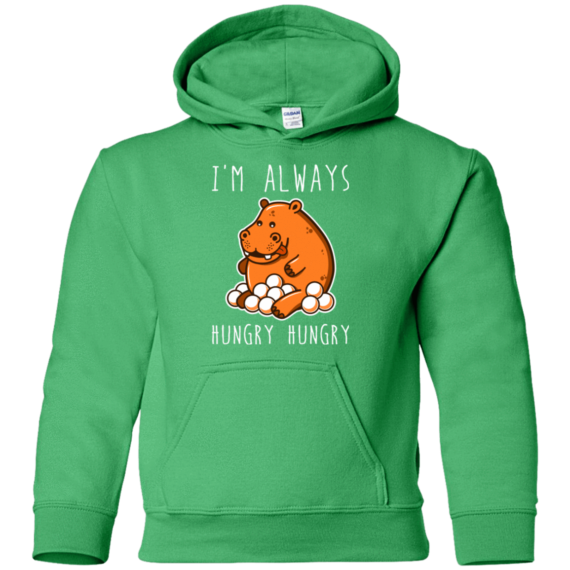 Sweatshirts Irish Green / YS Hungry Hungry Youth Hoodie