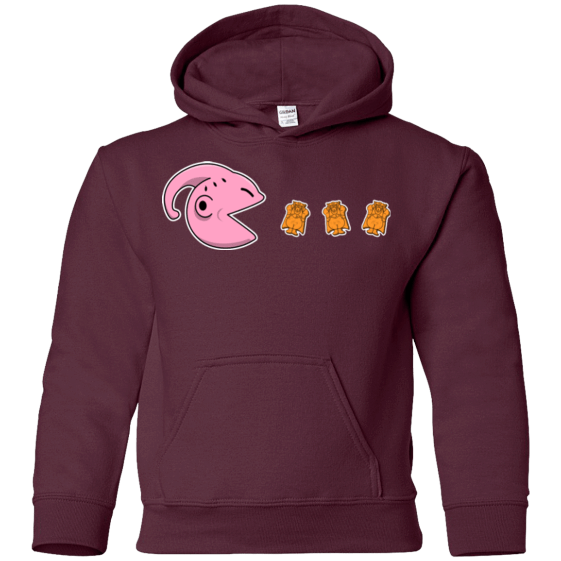 Sweatshirts Maroon / YS Hungry Monster Youth Hoodie