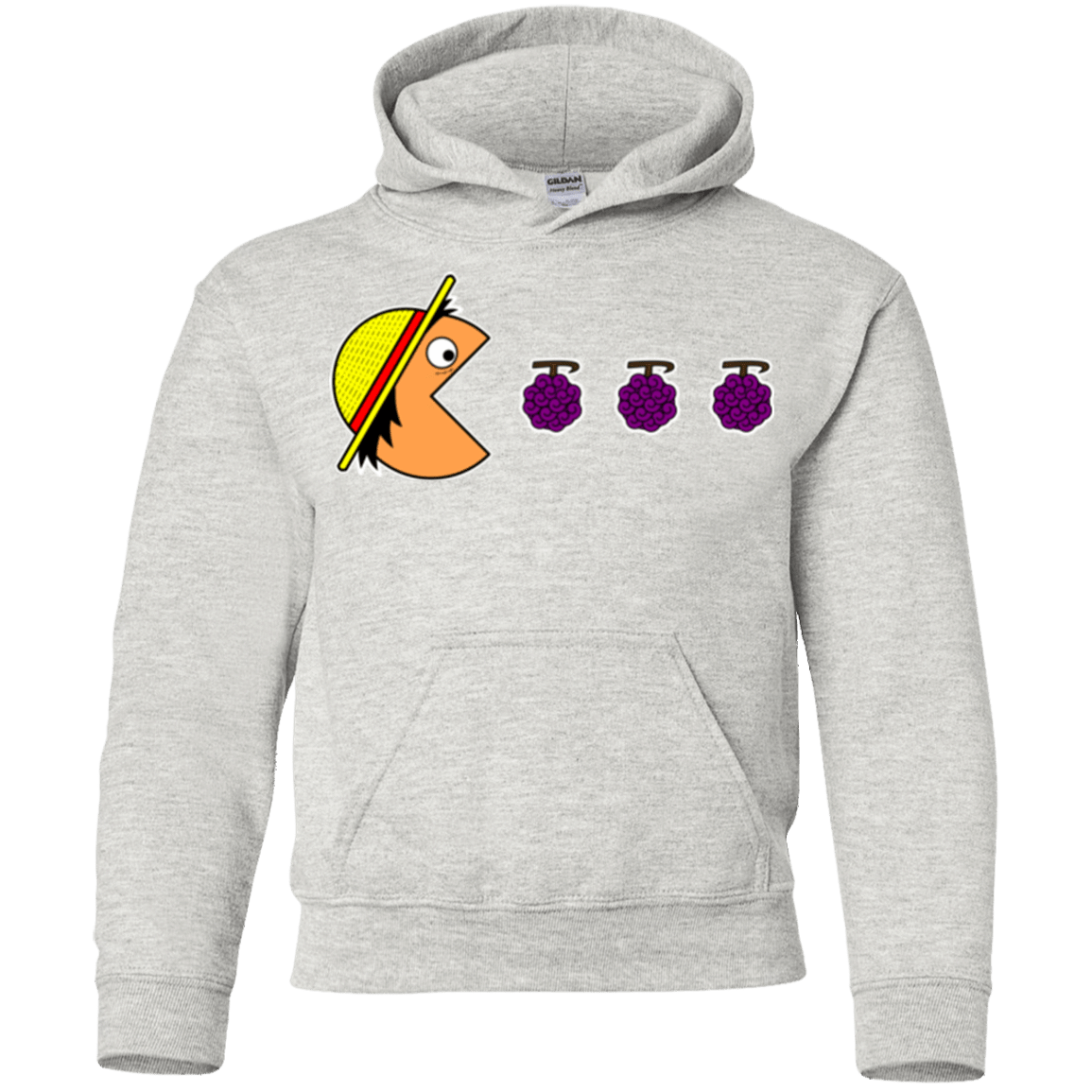 Sweatshirts Ash / YS Hungry Pirate Youth Hoodie