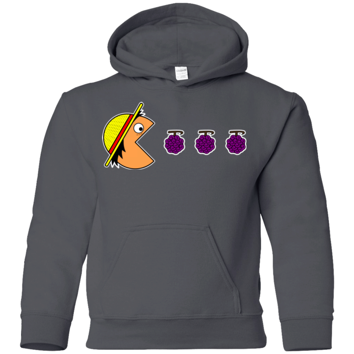 Sweatshirts Charcoal / YS Hungry Pirate Youth Hoodie