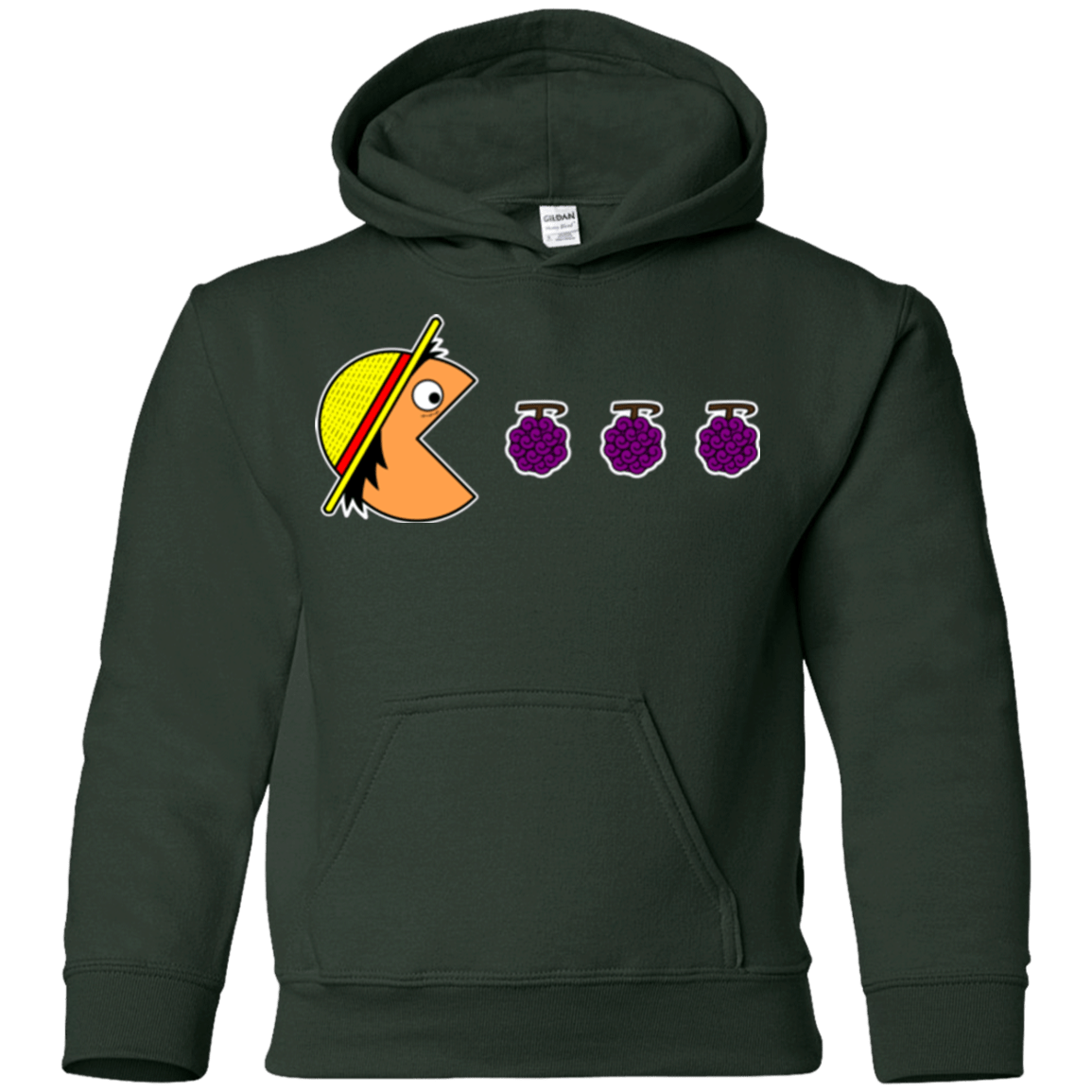 Sweatshirts Forest Green / YS Hungry Pirate Youth Hoodie