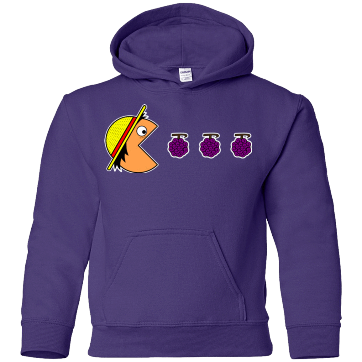 Sweatshirts Purple / YS Hungry Pirate Youth Hoodie