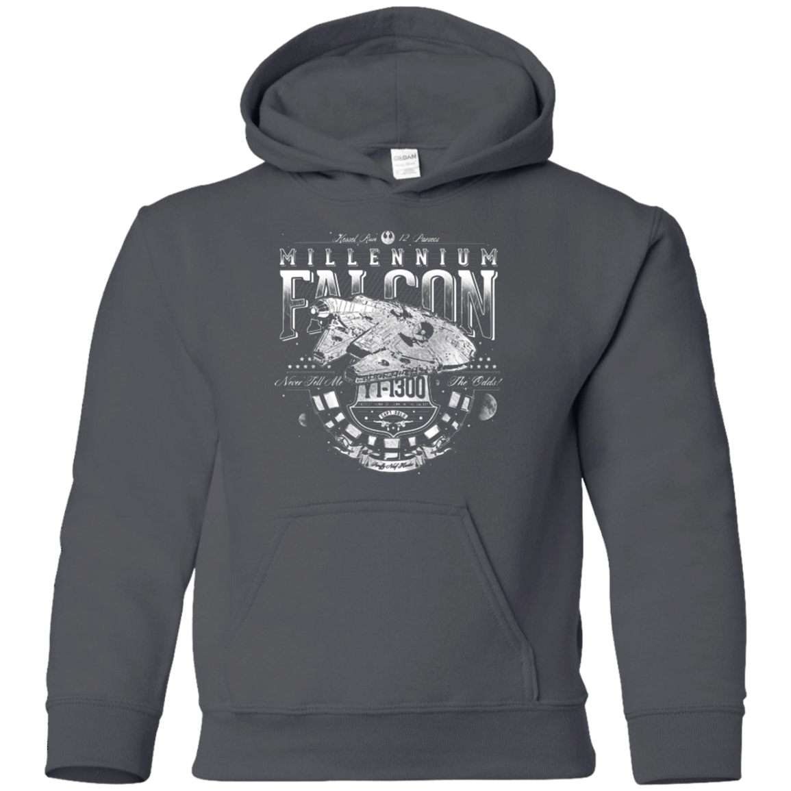 Sweatshirts Charcoal / YS Hunk A Junk Youth Hoodie