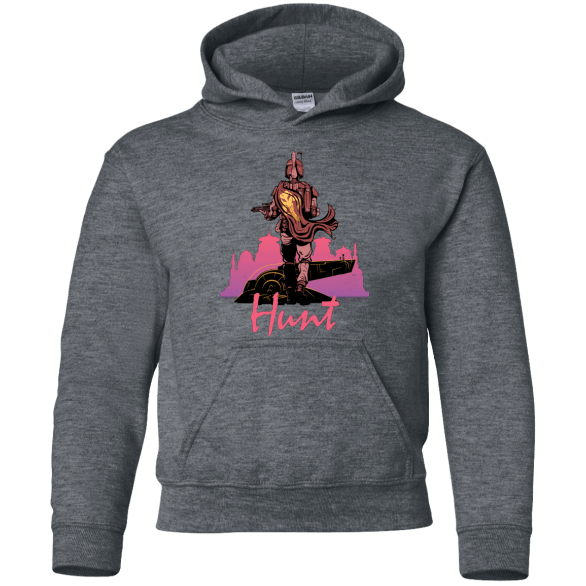 Sweatshirts Dark Heather / YS Hunt Youth Hoodie